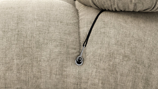 Bellini Sofa - Mario Bellini Two Seater Sofa, Beige Gray Chenille