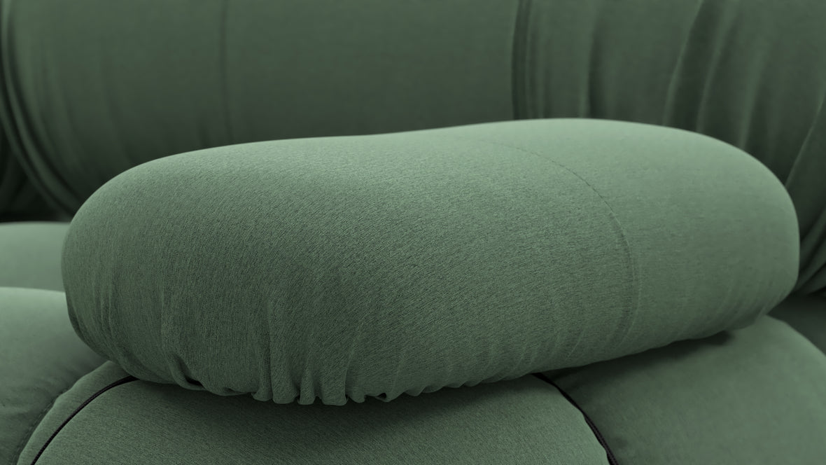 Bellini Sofa - Mario Bellini Two Seater Sofa, Evergreen Brushed Weave