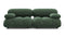 Bellini Sofa - Mario Bellini Two Seater Sofa, Evergreen Brushed Weave