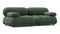 Bellini Sofa - Mario Bellini Two Seater Sofa, Evergreen Brushed Weave