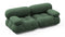 Bellini Sofa - Mario Bellini Two Seater Sofa, Evergreen Brushed Weave