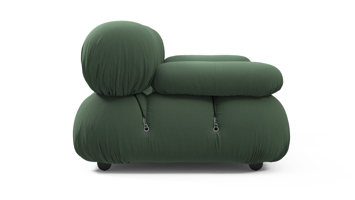 Bellini Sofa - Mario Bellini Two Seater Sofa, Evergreen Brushed Weave