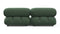 Bellini Sofa - Mario Bellini Two Seater Sofa, Evergreen Brushed Weave