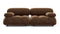 Bellini Sofa - Mario Bellini Two Seater Sofa, Mocha Velvet
