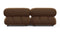 Bellini Sofa - Mario Bellini Two Seater Sofa, Mocha Velvet