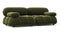 Bellini Sofa - Mario Bellini Two Seater Sofa, Thyme Luxe Velvet