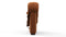 DS 600 - DS 600 Left End Module, Armrest, Burnt Orange Vegan Suede