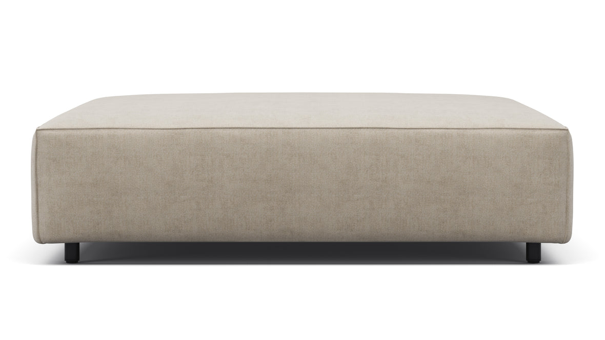 Extrasoft - Extrasoft Sectional Module, Extra Large Seat, Biscotti Brushed Weave