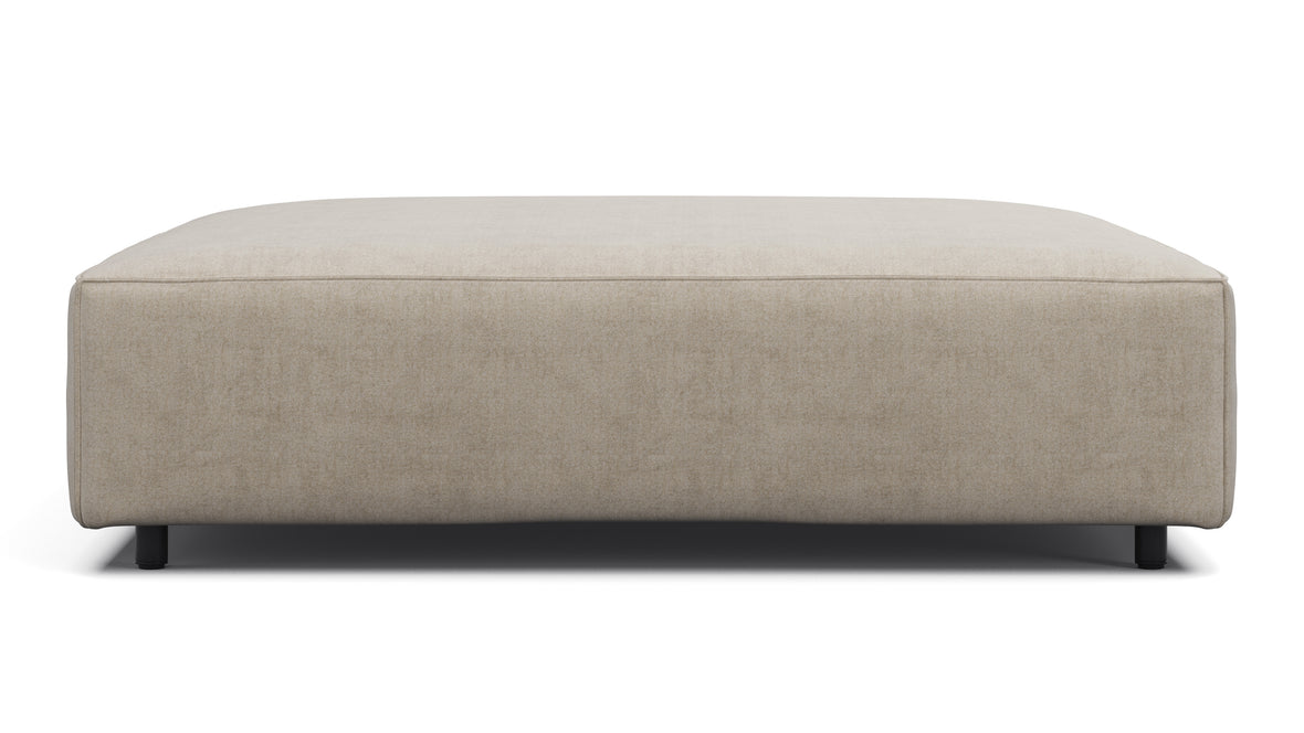 Extrasoft - Extrasoft Sectional Module, Extra Large Seat, Biscotti Brushed Weave