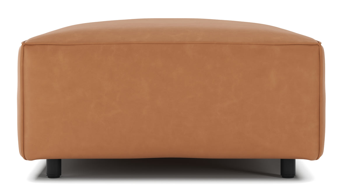 Extrasoft - Extrasoft Sectional Module, Extra Small Seat, Tan Vegan Leather