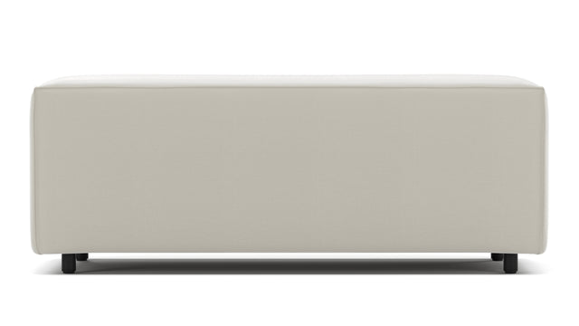 Extrasoft - Extrasoft Sectional Module, Large Armrest, Oatmeal Brushed Weave
