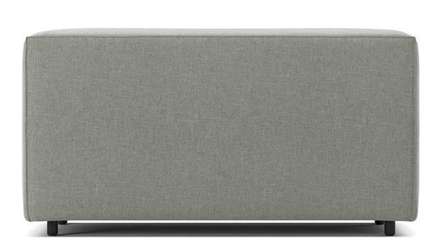 Extrasoft - Extrasoft Sectional Module, Large Backrest, Soft Gray Brushed Weave