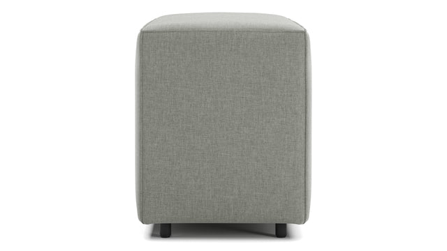 Extrasoft - Extrasoft Sectional Module, Large Backrest, Soft Gray Brushed Weave