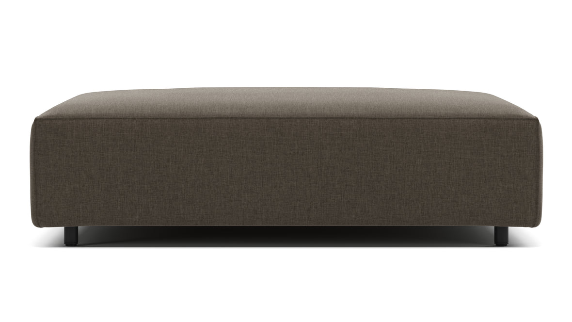 Extrasoft - Extrasoft Sectional Module, Large Seat, Coffee Brushed Weave