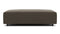Extrasoft - Extrasoft Sectional Module, Large Seat, Coffee Brushed Weave