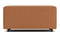 Extrasoft - Extrasoft Sectional Module, Small Armrest, Tan Vegan Leather