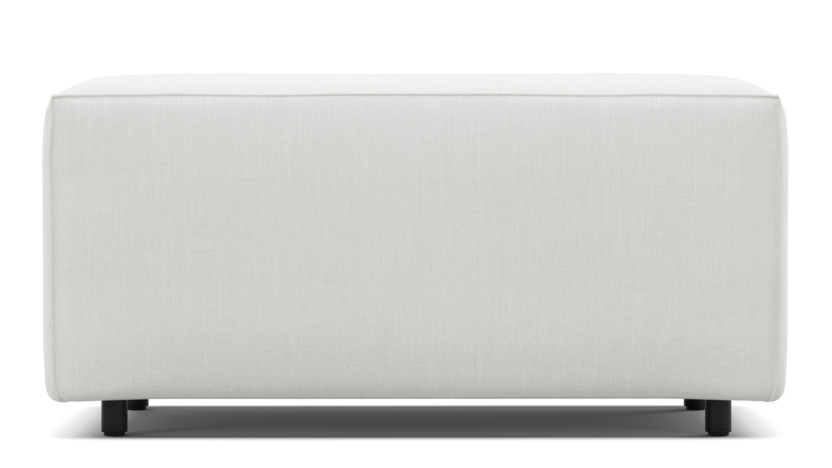 Extrasoft - Extrasoft Sectional Module, Small Armrest, White Linen