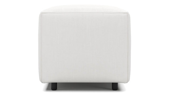 Extrasoft - Extrasoft Sectional Module, Small Armrest, White Linen