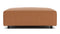Extrasoft - Extrasoft Sectional Module, Small Seat, Tan Vegan Leather