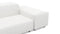 Extrasoft - Extrasoft Sectional Sofa, Left Corner, White Linen