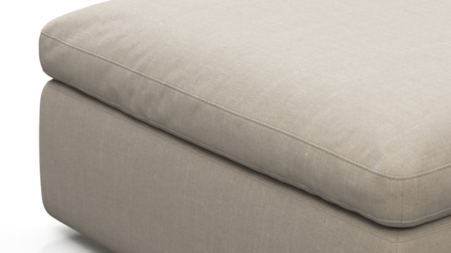Sky - Sky Sofa Module, Ottoman, Beige Linen