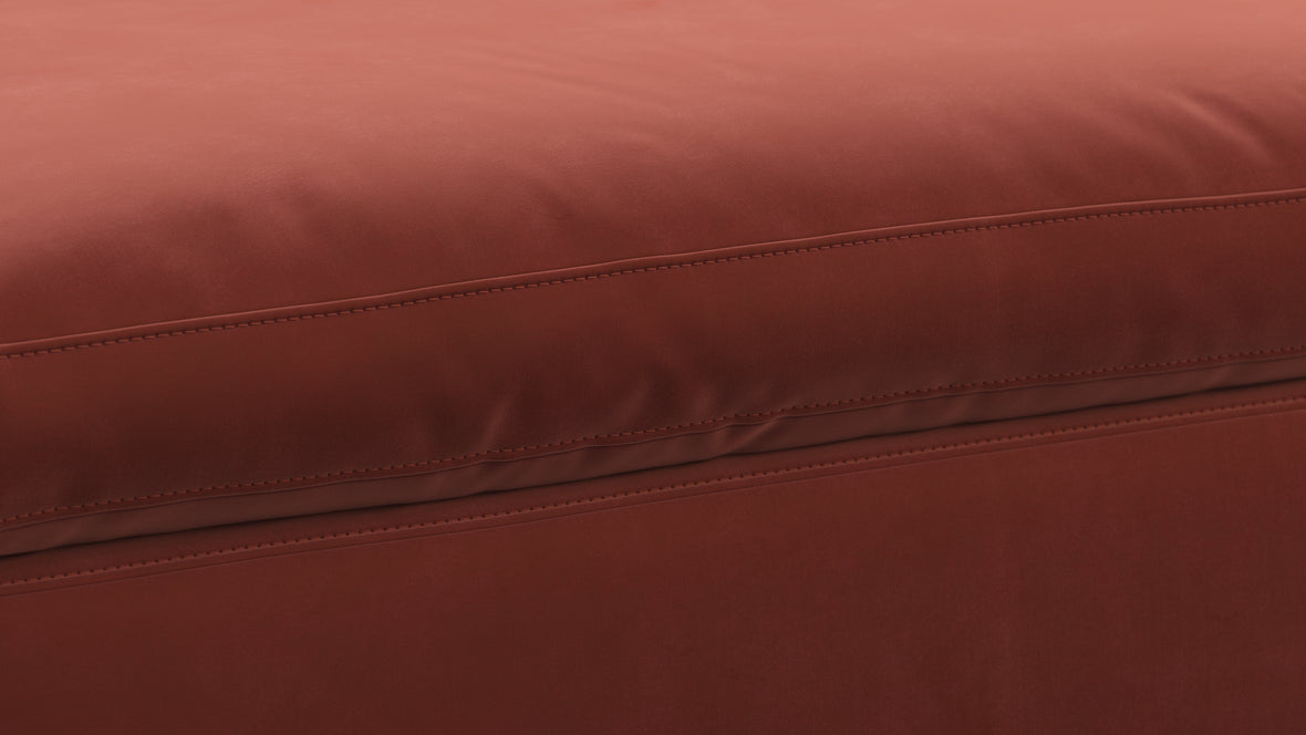 Sky - Sky Sofa Module, Ottoman, Cinnamon Velvet