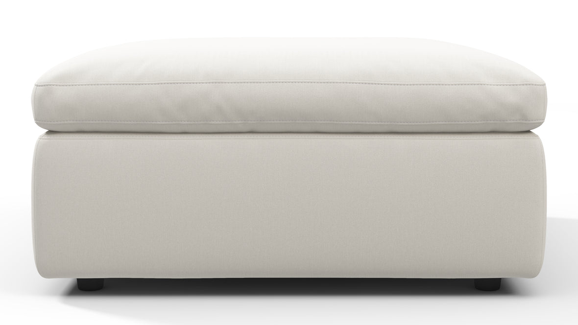 Sky - Sky Sofa Module, Ottoman, Oatmeal Brushed Weave