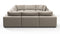 Sky - Sky Sectional Sofa, Eight Seater, Beige Linen
