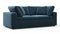 Sky - Sky Two Seater Sofa, Prussian Blue Luxe Velvet