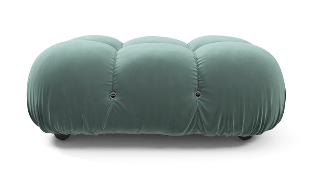 Bellini Ottoman - Mario Bellini Ottoman, Jadeite Luxe Velvet