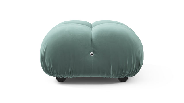 Bellini Ottoman - Mario Bellini Ottoman, Jadeite Luxe Velvet