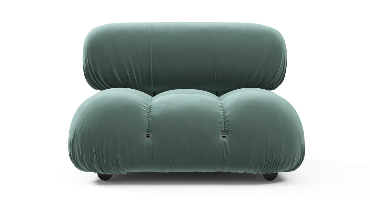 Bellini Module - Mario Bellini Module, Armless, Jadeite Luxe Velvet