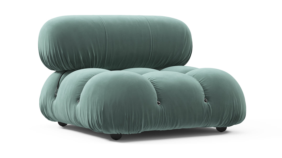 Bellini Module - Mario Bellini Module, Armless, Jadeite Luxe Velvet