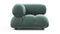 Bellini Module - Mario Bellini Module, Left Corner, Jadeite Luxe Velvet