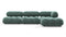 Bellini Sectional - Mario Bellini Sectional, Right Chaise, Jadeite Luxe Velvet
