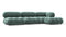 Bellini Sectional - Mario Bellini Sectional, Right Chaise, Jadeite Luxe Velvet