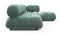 Bellini Sectional - Mario Bellini Sectional, Right Chaise, Jadeite Luxe Velvet