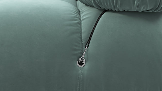 Bellini Sofa - Mario Bellini Two Seater Sofa, Jadeite Luxe Velvet