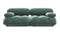 Bellini Sofa - Mario Bellini Two Seater Sofa, Jadeite Luxe Velvet