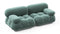 Bellini Sofa - Mario Bellini Two Seater Sofa, Jadeite Luxe Velvet