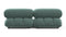 Bellini Sofa - Mario Bellini Two Seater Sofa, Jadeite Luxe Velvet