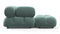 Bellini Sectional - Mario Bellini Sectional, Left Chaise, Jadeite Luxe Velvet