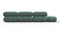 Bellini Sectional - Mario Bellini Sectional, Right Corner, Jadeite Luxe Velvet