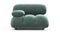 Bellini Module - Mario Bellini Module, Left Arm, Jadeite Luxe Velvet