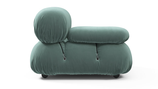 Bellini Module - Mario Bellini Module, Left Arm, Jadeite Luxe Velvet