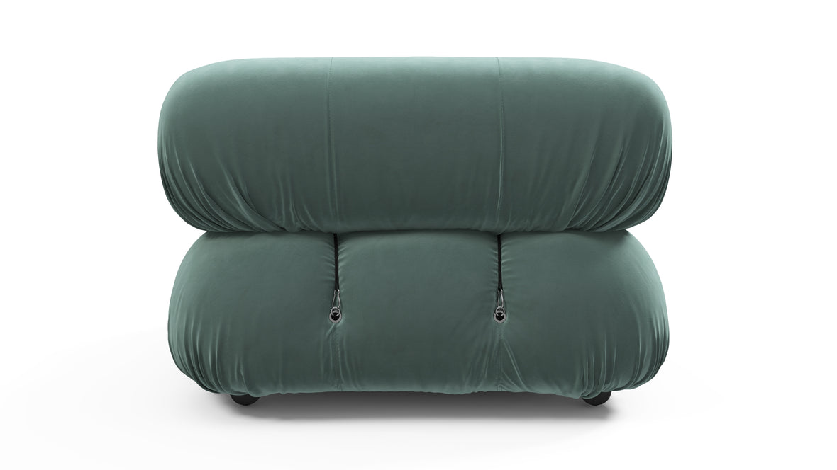 Bellini Module - Mario Bellini Module, Left Arm, Jadeite Luxe Velvet
