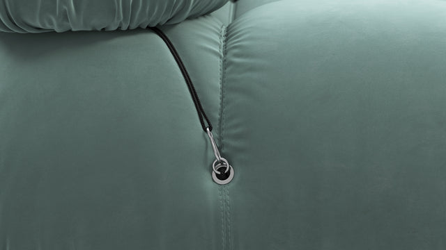 Bellini Sofa - Mario Bellini Three Seater Sofa, Jadeite Luxe Velvet