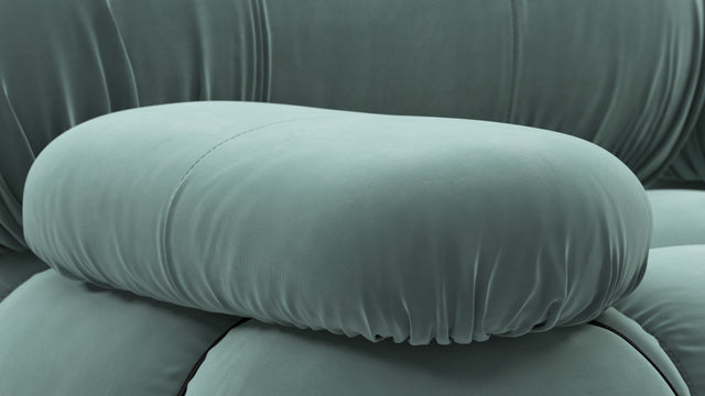 Bellini Sofa - Mario Bellini Three Seater Sofa, Jadeite Luxe Velvet