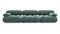 Bellini Sofa - Mario Bellini Three Seater Sofa, Jadeite Luxe Velvet