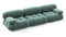 Bellini Sofa - Mario Bellini Three Seater Sofa, Jadeite Luxe Velvet